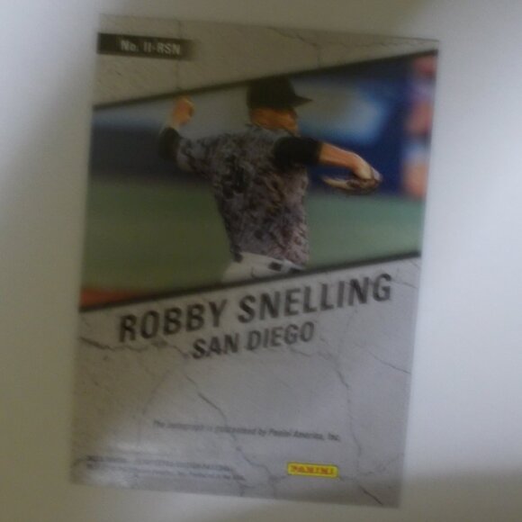 2023 Panini Elite Extra Edition Impact Impressions Robby Snelling AUTOGRAPH RC - Picture 3 of 4